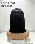 4x4 Transparent Glueless Lace Front Human Hair Wig