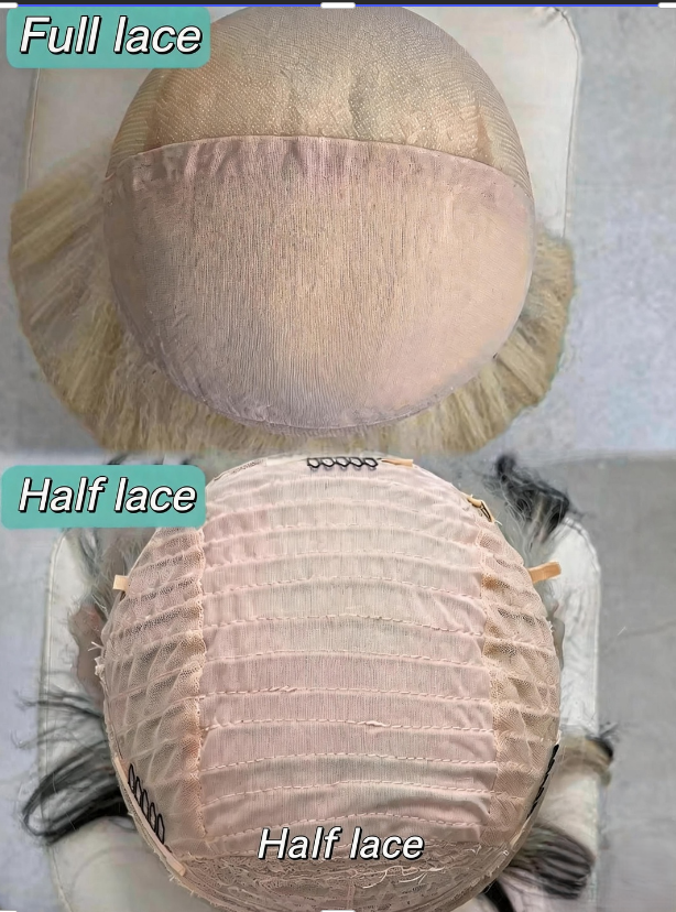 Full Lace Hand Tied Human Hair Wig