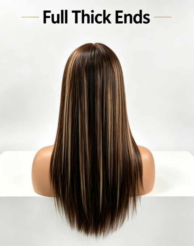 AA Machine Made Human Hair Wig