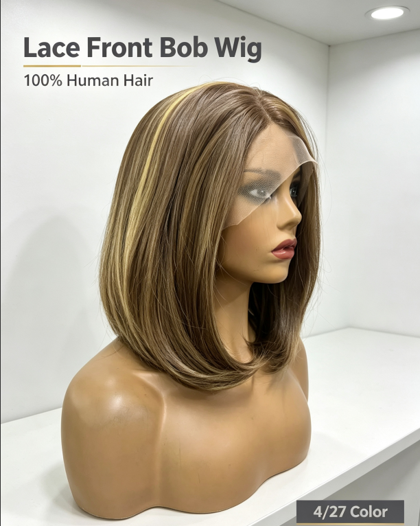 4x4 HD Glueless Lace Front Human Hair Wig