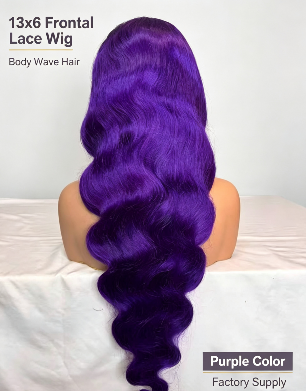 13x6 Transparent Lace Front Human Hair Wig