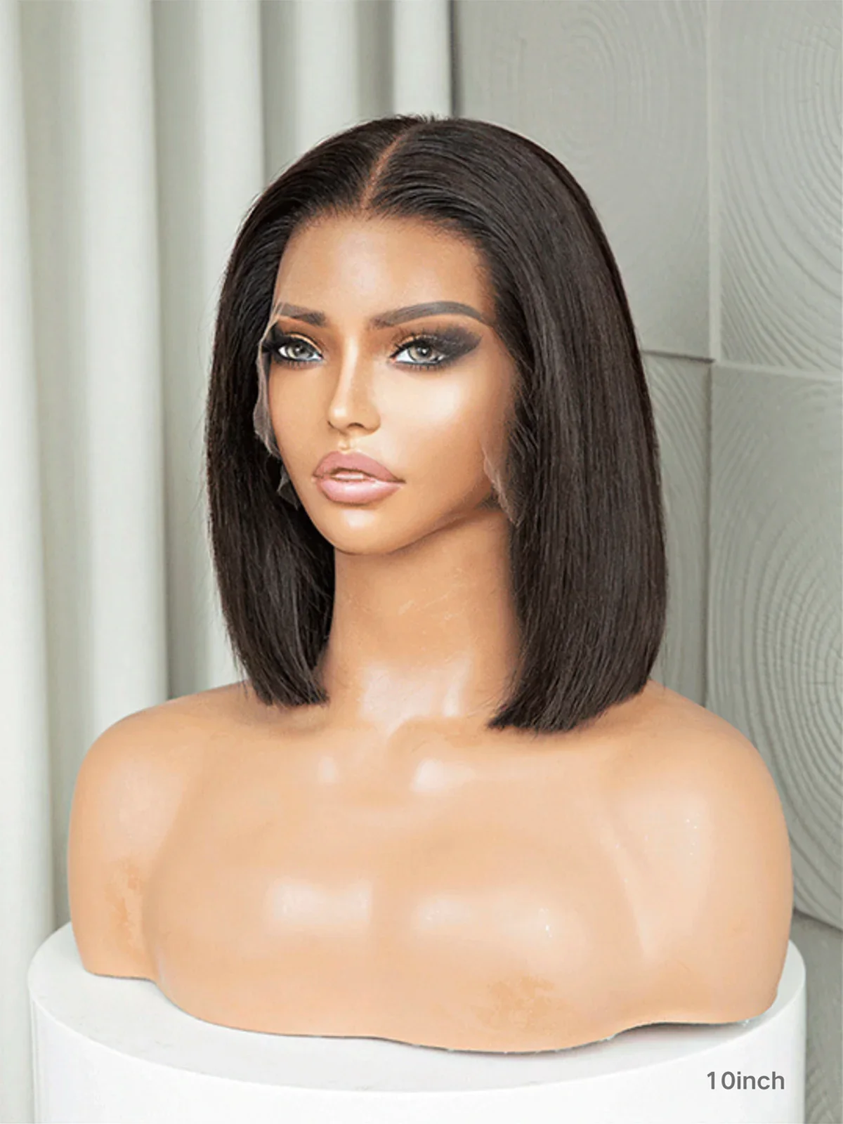 Kylie Human Hair Bob HD Lace Glueless Wig - Image 2