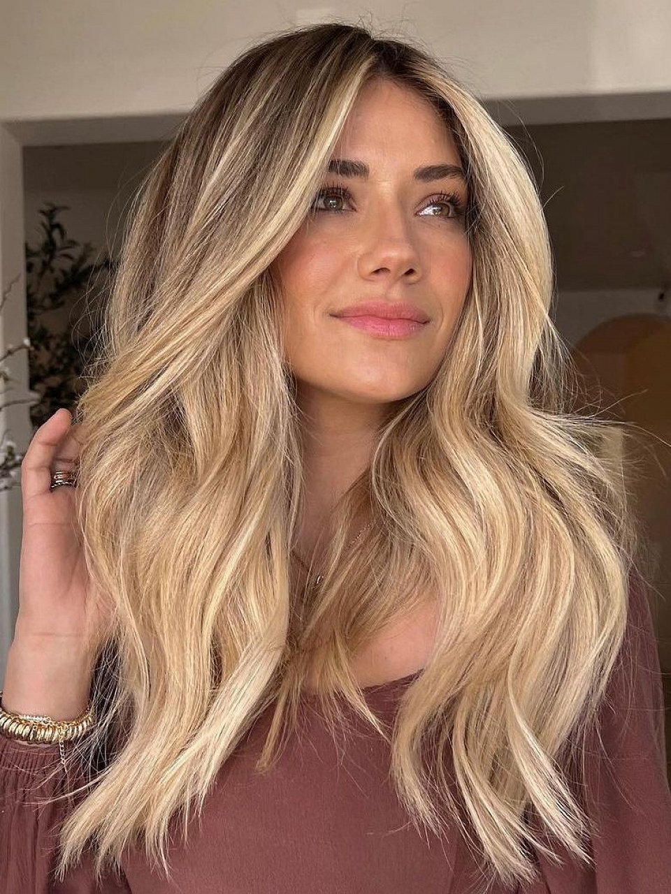 Blonde Ombre Thick 100% Real Human Hair Lace Wig