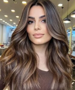 Brown Balayage Flawless Wavy HD Lace Human Hair Wig