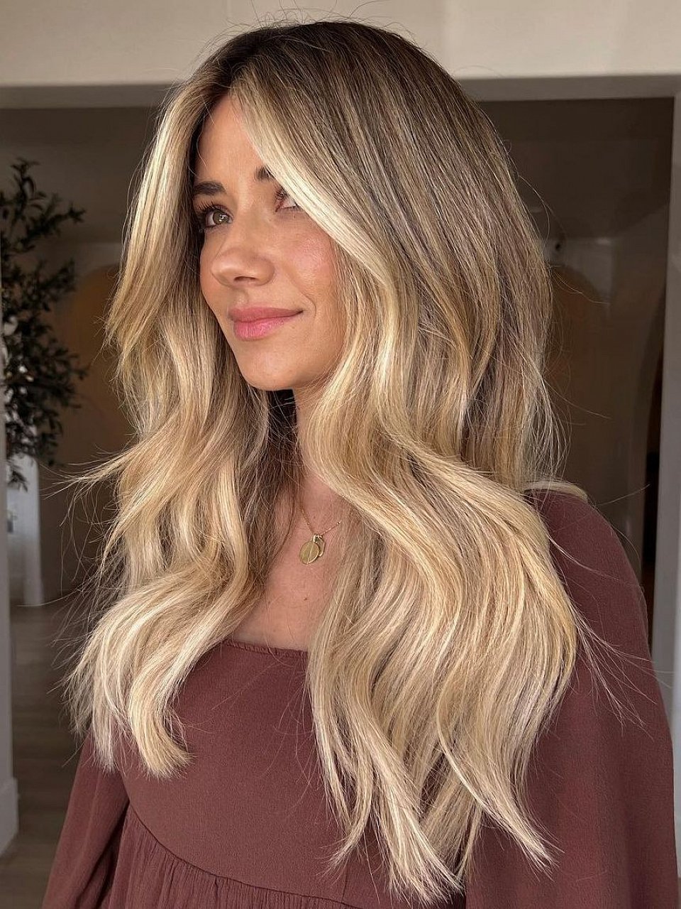 Blonde Ombre Thick 100% Real Human Hair Lace Wig - Image 2